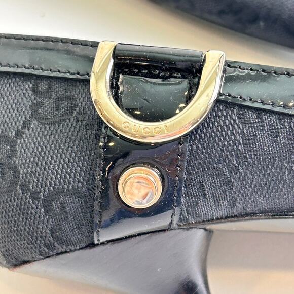 Vintage Gucci by Tom Ford Size 37.5 GG Logo Canvas Pointed Toe Heels/Pumps - Picture 10 of 11